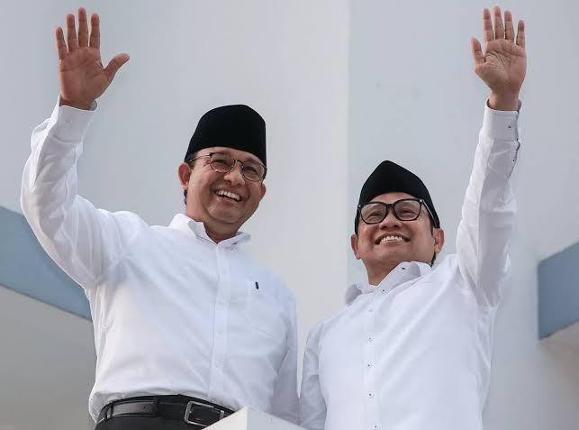 Bakal calon presiden Anies Baswedan (kiri) dan bakal calon wakil presiden Muhaimin Iskandar (kanan) batal berkunjung ke Aceh pada 15-16 Oktober 2023