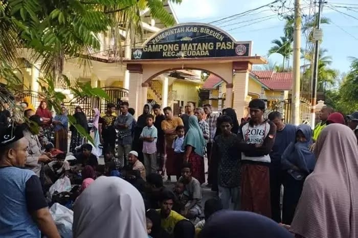36 pengungsi Rohingya mendarat di Desa Matang Pasi, Kecamatan Peudada, Bireuen, Senin (16/10)