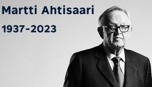 Mantan Presiden Finlandia dan penerima Hadiah Nobel Perdamaian, Martti Ahtisaari, meninggal dunia di Helsinki, Senin (16/10/2023)