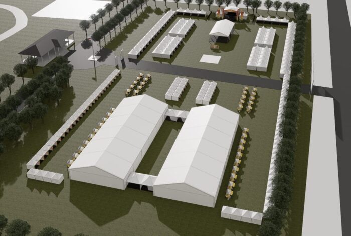 Pameran PKA ke-8 dipusatkan di Lapangan Blangpadang, Banda Aceh. Pameran tersebut digelar selama sembilan hari, mulai 4 - 12 November 2023