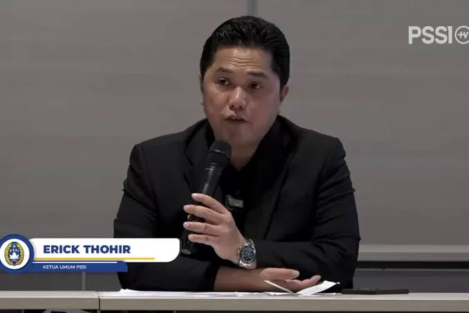 Ketua Umum PSSI Erick Thohir Erick