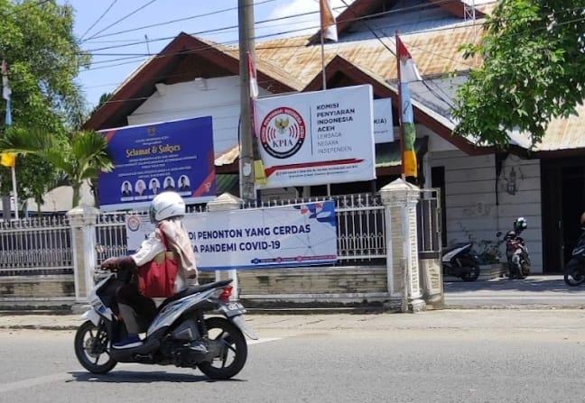 Kantor Komisi Penyiaran Indonesia (KPI) Aceh di Banda Aceh