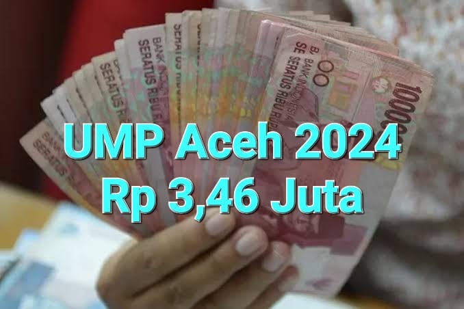 Pj Gubernur Aceh Achmad Marzuki resmi menetapkan Upah Minimum Provinsi (UMP) Aceh tahun 2024 sebesar Rp 3.460.672