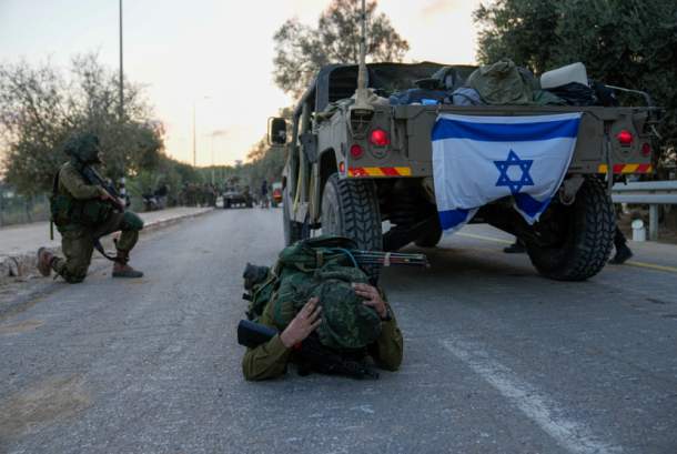Tentara penjajah Israel di daerah dekat perbatasan Jalur Gaza