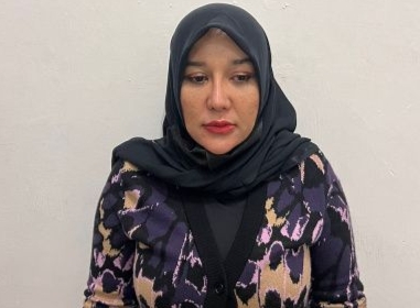 Kejari Medan melakukan penahanan terhadap "Ratu Narkoba" Aceh asal Bireuen bernama Nisa (39) atau Nyonya N di Rutan Perempuan Kelas II A Tanjung Gusta Medan, Jum'at (24/11)