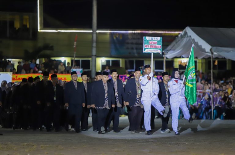 Kafilah Kota Banda Aceh di MTQ ke-36 tingkat Provinsi Aceh di Kabupaten Simeulue