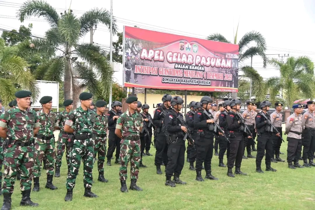 Personel TNI/Polri di Bireuen bersiaga menjelang Milad atau ulang tahun ke-47 Gerakan Aceh Merdeka (GAM) 4 Desember 2023