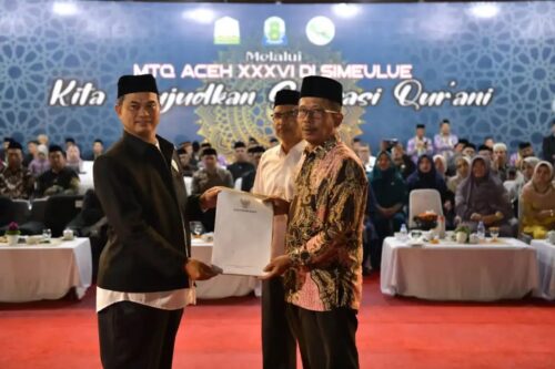 Kabupaten Pidie Jaya ditetapkan sebagai tuan rumah Musabaqah Tilawatil Qur’an (MTQ) XXXVII Provinsi Aceh tahun 2025