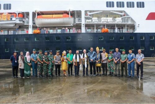 Kunjungan MS Vasco Da Gama menambah jumlah kunjungan kapal pesiar dan wisatawan mancanegara di Sabang