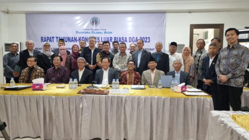 Dewan Pengurus Pusat Diaspora Global Aceh (DGA) menyelenggarakan Rapat Tahunan, sekaligus Kongres Luar Biasa di Wisma Taman Iskandar Muda Jakarta, Sabtu (16/12)