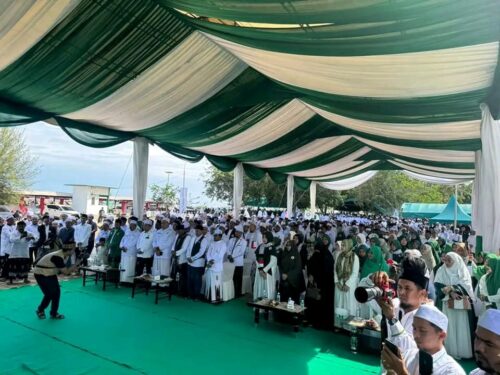 Partai Adil Sejahtera (PAS) Aceh memperingati Maulid Akbar sekaligus mengenang 19 tahun Tsunami Aceh pada Kamis pagi (21/12) di Komplek Makam Syiah Kuala Banda Aceh
