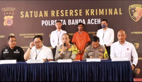 Satreskrim Polresta Banda Aceh menetapkan tersangka seorang warga Rohingya Muhammed Amin, dalam kasus dugaan tindak pidana penyeludupan ratusan manusia ke Aceh