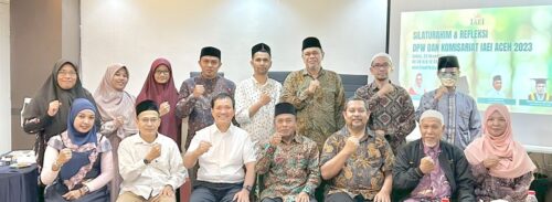 Dewan Pimpinan Wilayah (DPW) Ikatan Ahli Ekonomi Islam (IAEI) Aceh menyelenggarakan Silaturrahmi dan Refleksi Akhir Tahun 2023 yang dihadiri DPW dan Komisariat IAEI se-Aceh