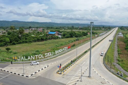 Volume arus lalu lintas selama masa libur Natal 2023 dan tahun baru 2024 di ruas jalan tol Sigli-Banda Aceh (Sibanceh) meningkat