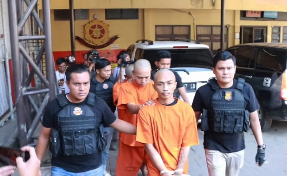 Polresta Banda Aceh menangkap sejumlah anggota geng motor yang terlibat pembacokan warga di Warung Kopi kawasan Lamgugob Banda Aceh