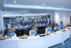 Direktur Utama PLN Darmawan Prasodjo memimpin langsung apel siaga kelistrikan Pemilu 2024 untuk memastikan sistem kelistrikan nasional dalam kondisi prima