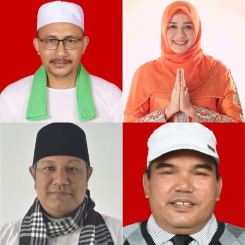 Empat calon DPD RI Aceh masih unggul perolehan suara sementara, Haji Uma, Darwati A Gani, Tgk Ahmada dan Abdul Hadi Bang Joni