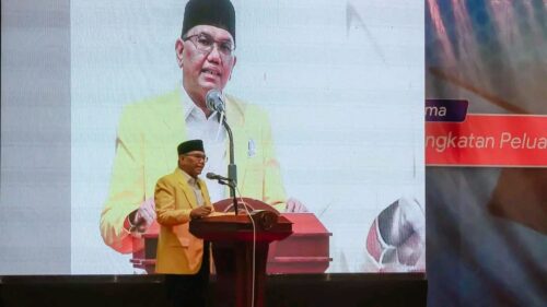 Musannif SE SH dilantik sebagai Ketua Ikatan Alumni (IKA) Universitas Terbuka (UT) Aceh periode 2024-2029, Sabtu (24/2)