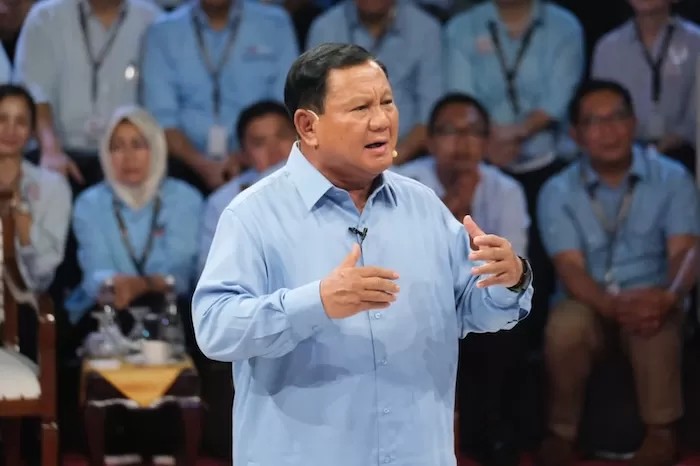 Calon presiden nomor urut 02 Prabowo Subianto