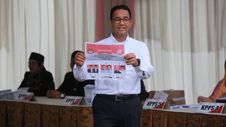 Pasangan calon presiden-wakil presiden nomor urut 01 Anies Baswedan - Muhaimin Iskandar sementara unggul perolehan suara Pilpres 2024 di Provinsi Aceh, Rabu (14/2)