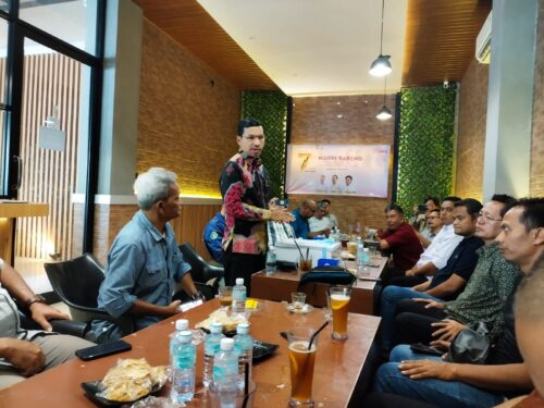 Ketua DPRK Banda Aceh Farid Nyak Umar saat menghadiri acara memperingati HUT ke-7 SMSI di Banda Aceh, Kamis (7/3/2024)