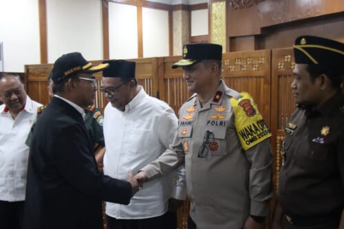 Menko PMK RI Muhadjir Effendy tiba di Bandara SIM Blang Bintang, Aceh Besar, Rabu (27/3)
