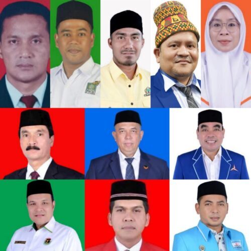 11 caleg peraih kursi DPRA dari Dapil 1 yakni Nazaruddin (PA), Munawar AR (PKB), Ansari Muhammad (Golkar), Iskandar Ali (PAN), Tati Meutia Asmara (PKS), Abdurrahman Ahmad (Gerindra), Heri Julius (Nasdem), Arif Fadillah (Demokrat), Ilmiza Sa’aduddin Djamal (PPP), Sulaiman (PA), dan Eddi Shadiqin (PDA)