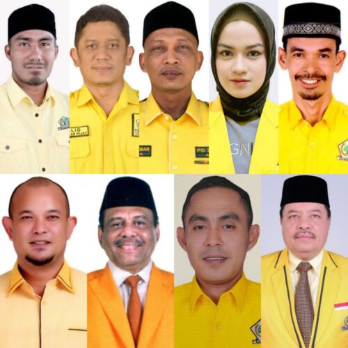 9 caleg DPRA peraih suara terbanyak dari Partai Golkar yang mendapat kursi DPRA periode 2024-2029