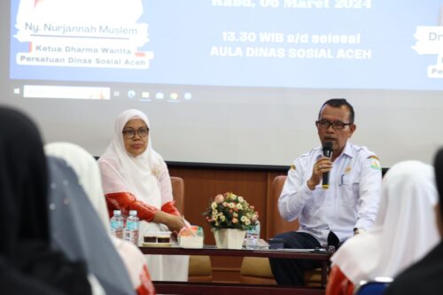 Kadis Sosial Aceh Muslem Yacob berharap anggota Dharma Wanita bisa menjadi motivator atau penyemangat para suami dalam menjalani karirnya sebagai ASN