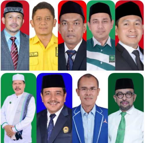 Sembilan caleg peraih kursi DPRA di Dapil 2 yakni Aiyub Abbas (PA), Khalid (Golkar), Tgk Anwar Ramli (PA), Hery Ahmadi (PKB), Khairil Syahrial (Gerindra), Tgk Rasyidin (PAS Aceh), Syahrul Nurfa (NasDem), Dalimi (Demokrat) dan Ihsanuddin MZ (PPP)