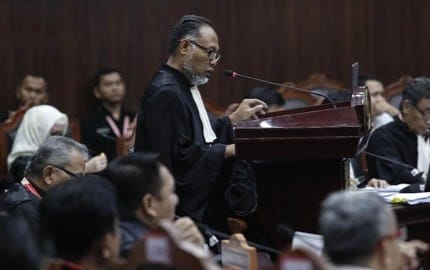 Tim Hukum Timnas AMIN Bambang Widjajanto, menuding pencopotan Pj Gubernur Aceh Achmad Marzuki dikarenakan Prabowo-Gibran kalah di Aceh