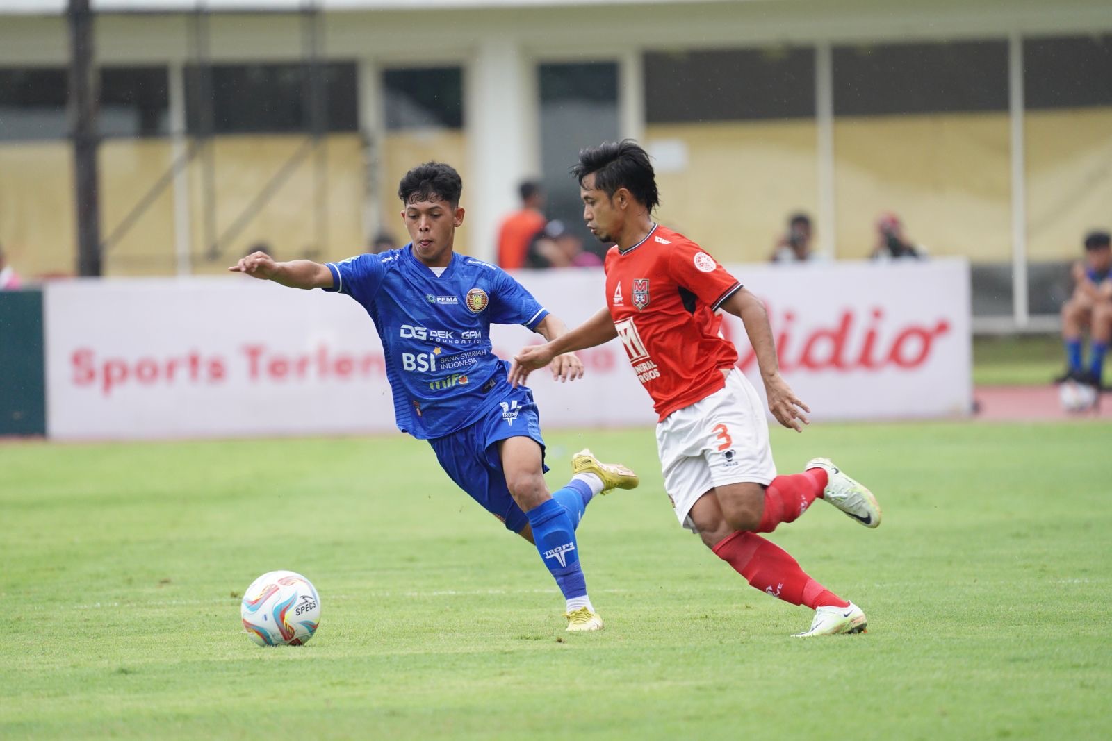 Laga Malut United vs Persiraja Banda Aceh pada leg kedua berlangsung di Stadion Madya, Gelora Bung Karno, Jakarta, Sabtu sore (9/3)