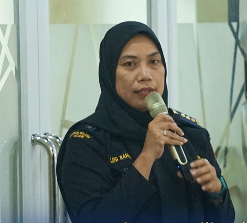 Kepala Bidang Fasilitas Kepabeanan dan Cukai, Kanwil Ditjen Bea Cukai Aceh Leni Rahmasari