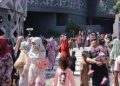 Ribuan pengunjung memadati Museum Tsunami Aceh selama libur lebaran Idulfitri 2024