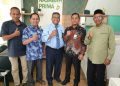 Ketua MPW ICMI Aceh Dr Taqwaddin Husin didampingi Sekretaris Wilayah Prof Rajuddin SpOG dan Bendahara Tgk Saifuddin Rasyid berkunjung ke Kantor Cabang Utama Bank Aceh Syariah, Kamis siang, 17 April 2024