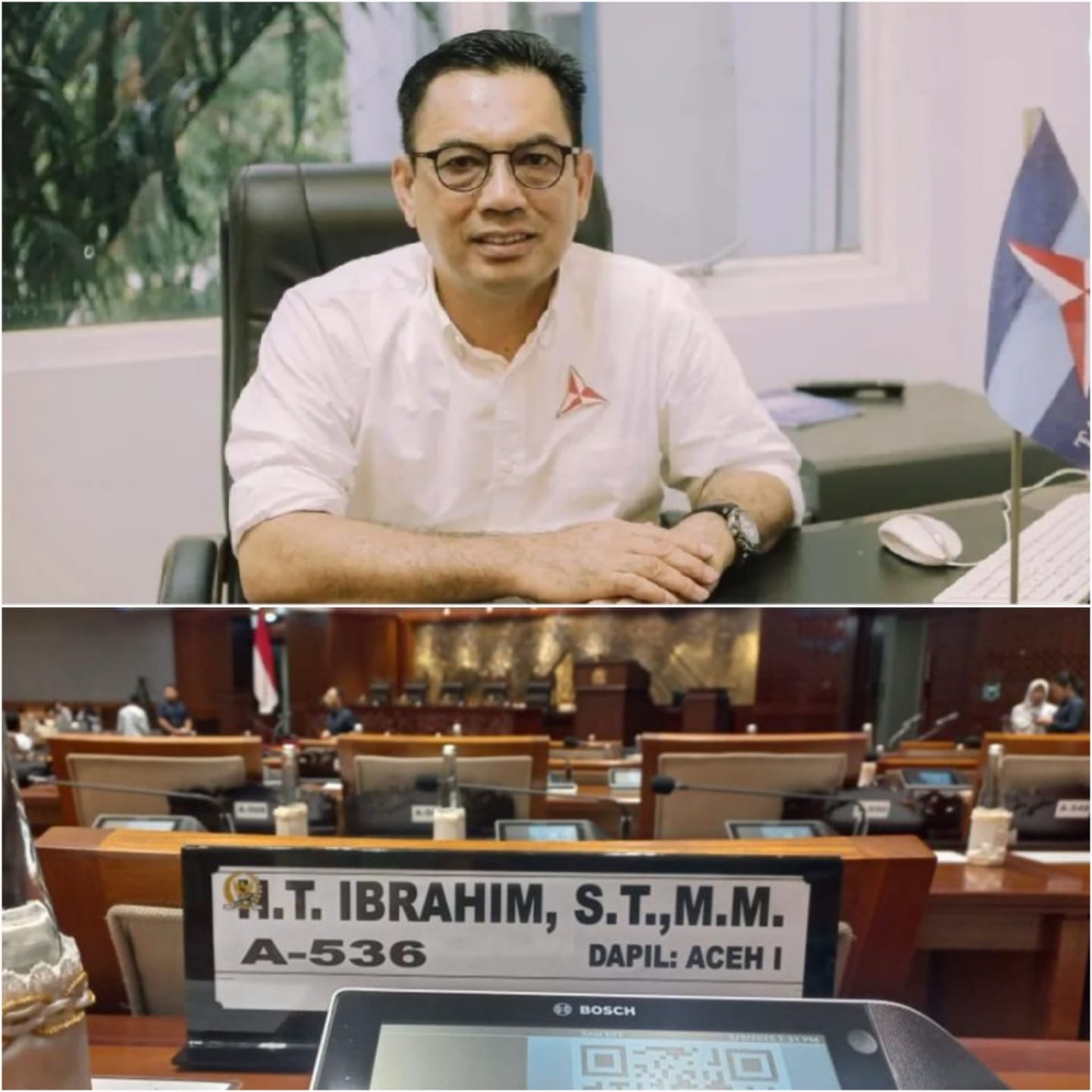 HT Ibrahim ST MM dilantik sebagai Anggota DPR RI Pergantian Antar Waktu (PAW) periode 2024-2029, pada Selasa pagi (4/2).