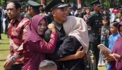Sebanyak 78 orang anak yatim lulus menjadi Anggota TNI AD di Kodam Iskandar Muda (IM)
