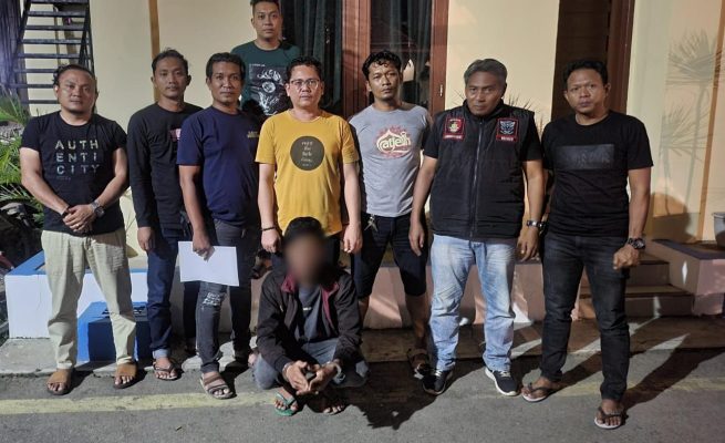 Polres Langsa meringkus pelaku sebagai tersangka penganiayaan berat dengan menggunakan senjata tajam di Kecamatan Manyak Payed, Aceh Tamiang
