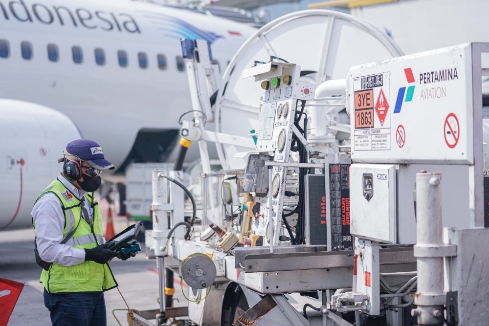 Pertamina Patra Niaga Regional Sumbagut memastikan distribusi dan stok Avtur penerbangan haji 2025 dalam kondisi aman di bandara embarkasi haji