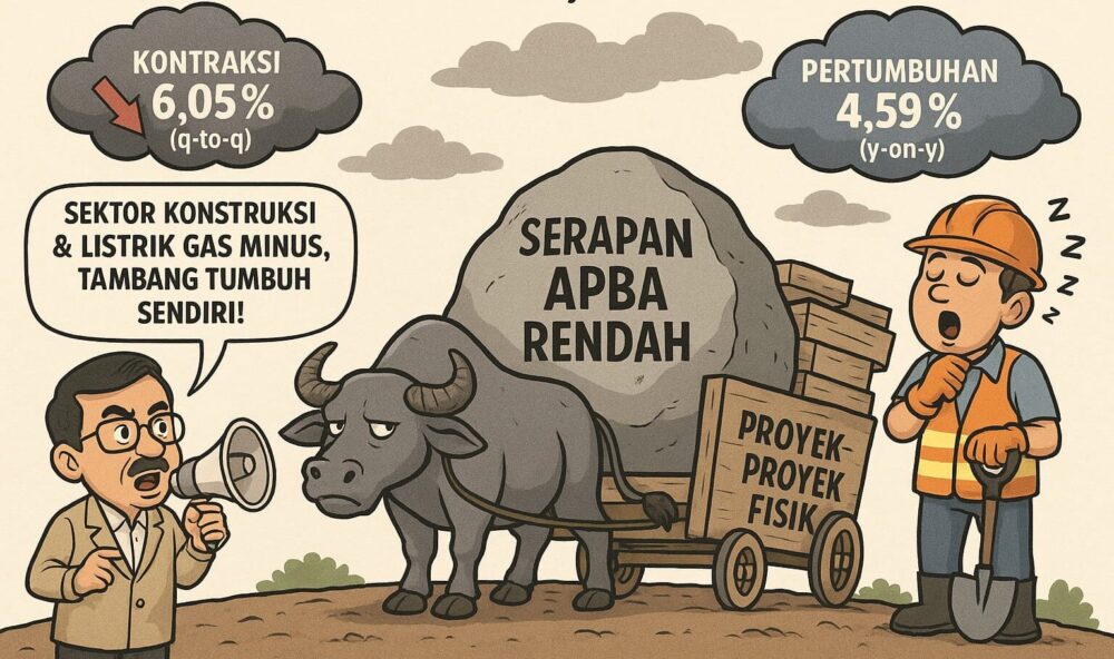 Statistik tentang pertumbuhan ekonomi Aceh triwulan I-2025. (Foto: Ilustrasi. Dok. infoaceh.net)