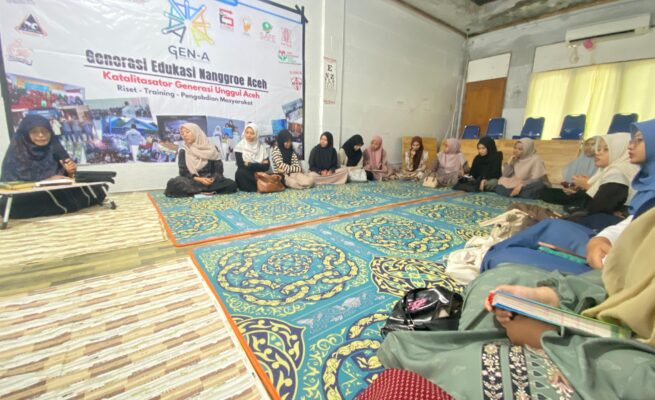 Dalam rangka memperkuat literasi spiritual generasi muda, Generasi Edukasi Nanggroe Aceh (GEN-A) menggelar Al-Qur’an Reciting Class bersama Ustazah Umi Shafa di Sekretariat GEN-A, Banda Aceh.