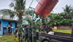 Kodim 0101/KBA melaksanakan pembangunan sumur bor di lima desa sebagai bagian dari rangkaian kegiatan TMMD ke-124 yang digelar Kodam Iskandar Muda.
