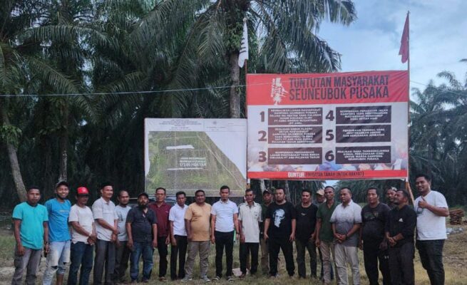 Sekretaris Komisi III DPRA Hadi Surya menemui warga Gampong Seuneubok Pusaka, Kecamatan Trumon Timur, Aceh Selatan, Jum'at (30/5). (Foto: For Infoaceh.net)