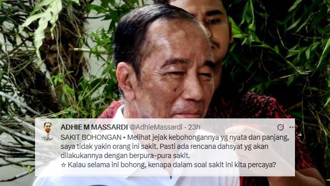 Isu Sakit Jokowi Dituding Cuma Bohongan, Publik Soroti Kejanggalan Ini