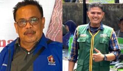 Ketua PWI Aceh, Nasir Nurdin dan Ketua Asar Humanity Aceh, Munandar. (Dok. PWI Aceh)