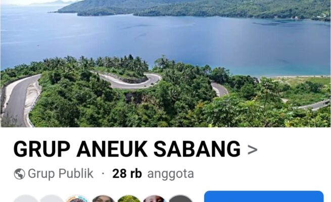 Grup Facebook Aneuk Sabang kini muncul lagi setelah sempat menghilang dari platform media sosial itu selama beberapa jam pada Selasa (24/6).