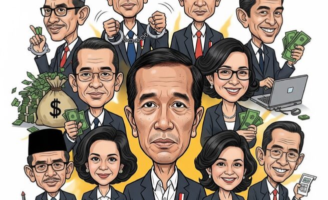 Rekor Hitam Jokowi: 9 Menteri Terseret Korupsi, Nadiem Makarim Jadi Tambahan Terbaru