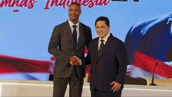 Erick Thohir sebagai ketua federasi dan Patrick Kluivert sebagai pelatih