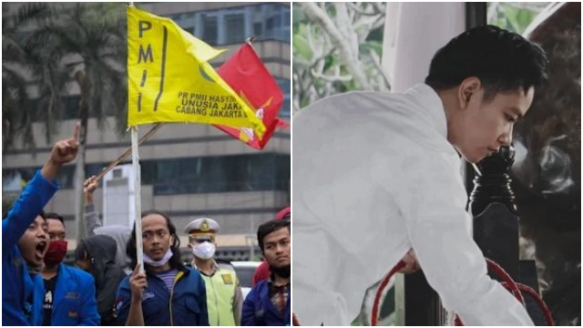 Aksi 3 Kader PMII Ditindak secara Represif, Ketum: Mas Wapres Baper?