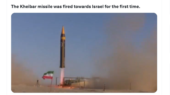 Iran Luncurkan Rudal ‘Penghancur Kheibar’ untuk Pertama Kali, Mampu Tembus Semua Pertahanan Udara Israel